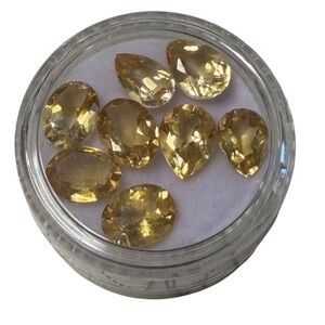 Yellow Gemstones Set